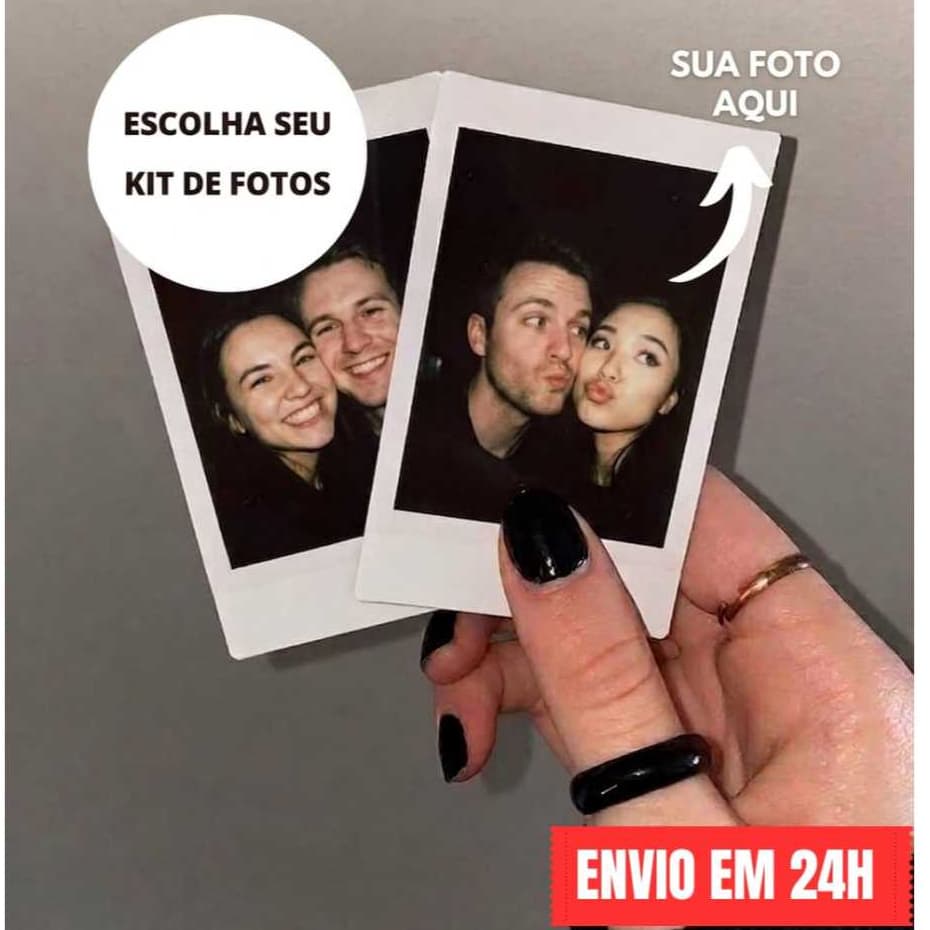 10 Mini Fotos Personalizadas Full HD - Envio Rápido