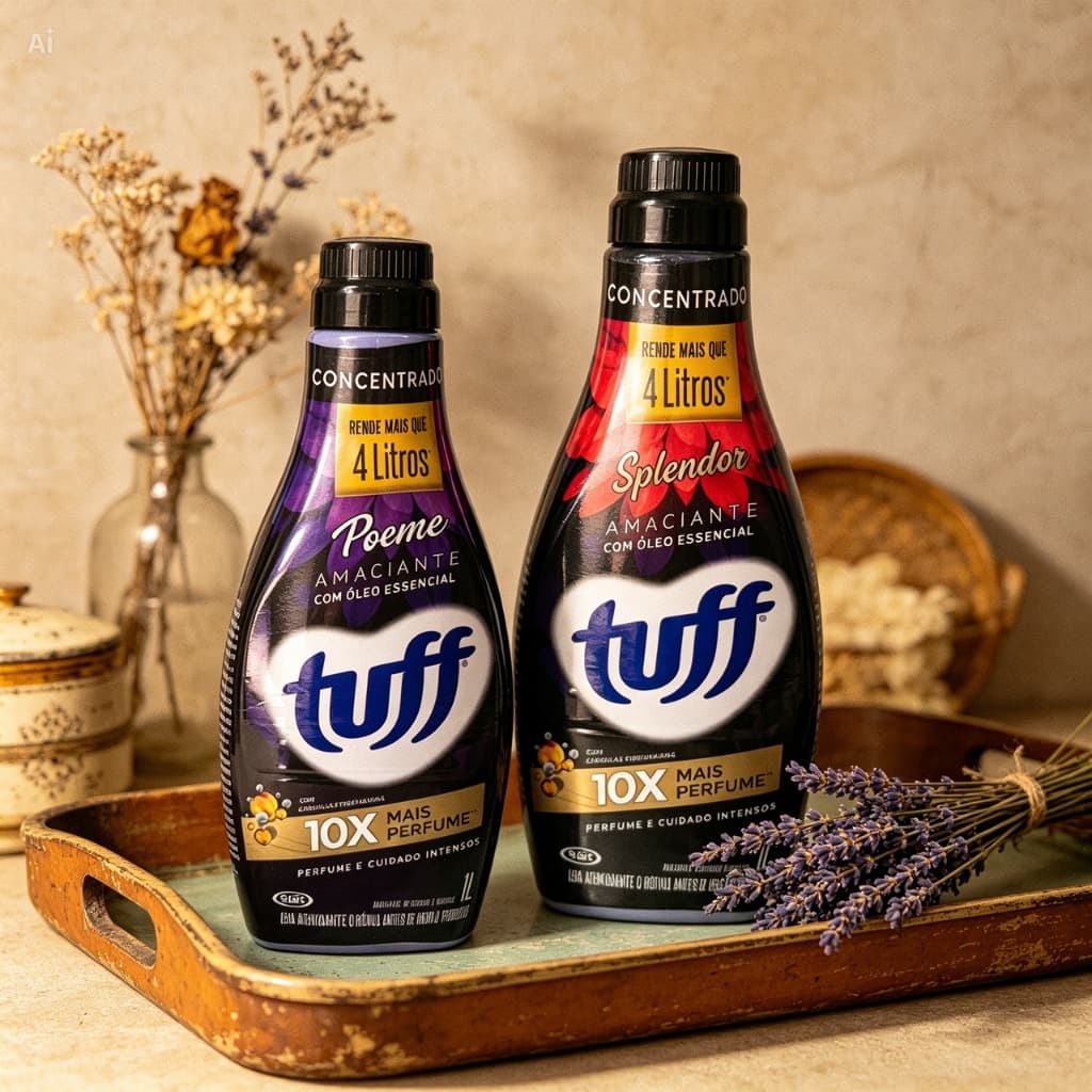 Amaciante Tuff 1L | Roupas Macias, Perfumadas e com Fragrância Duradoura