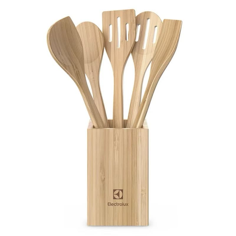 Conjunto de Utensílios Kit de Bambu de 06 Peças Electrolux
