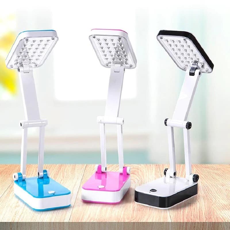 Luminária Portátil Abajur Mesa 24 Led Dobrável Recarregável