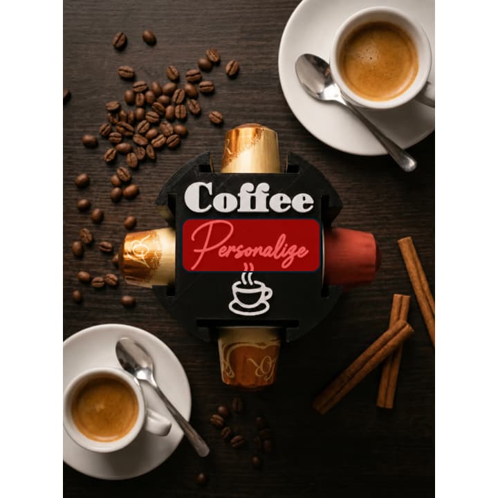 Porta-cápsulas Personalizado | Nespresso, L'or e similares | Presente Personalizado