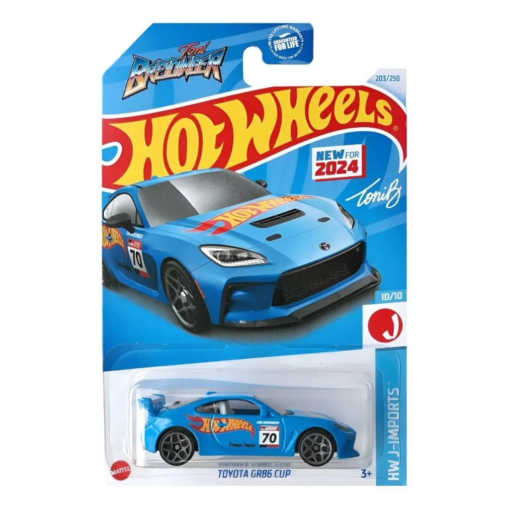 Carrinho Hot Wheels Toyota Gr86 Cup Toni Breidinger - Hry77