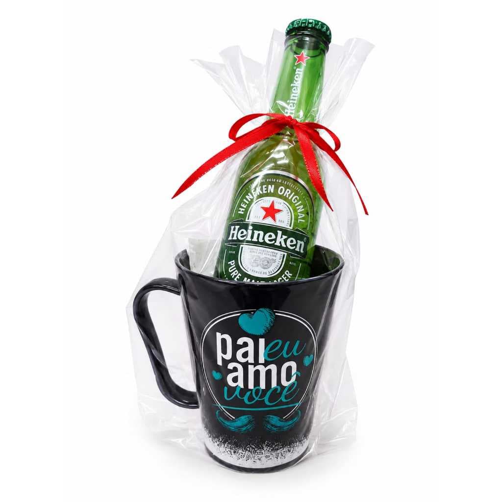 Dia dos Pais Kit Presente/Lembrança/Caneca/Cerveja/Heineken