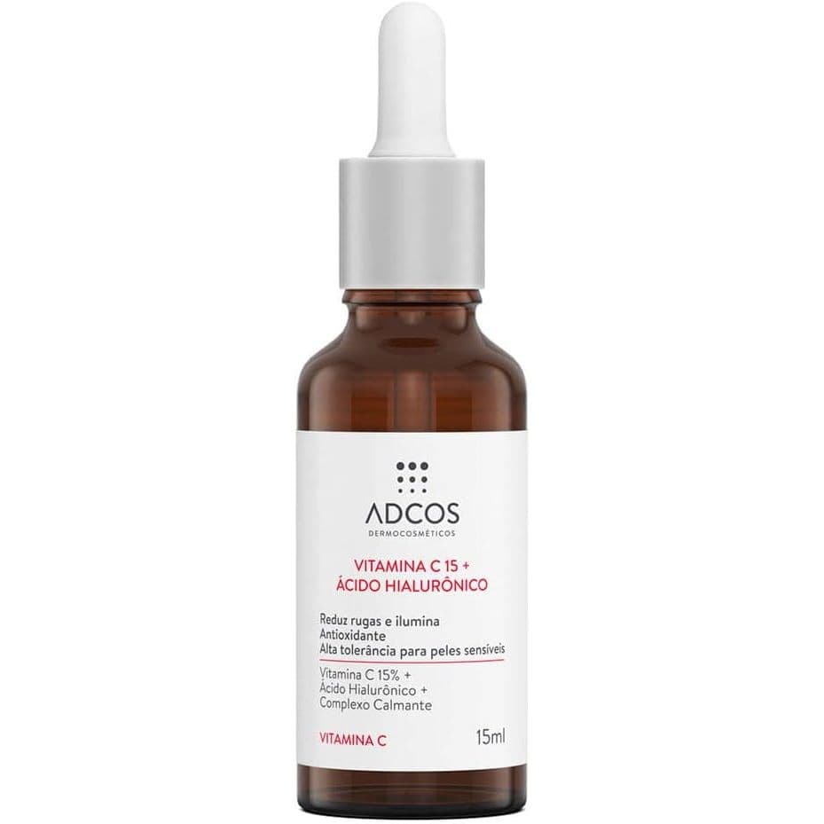 Adcos Vitamina C 15 + Ácido Hialurônico - Sérum 15ml