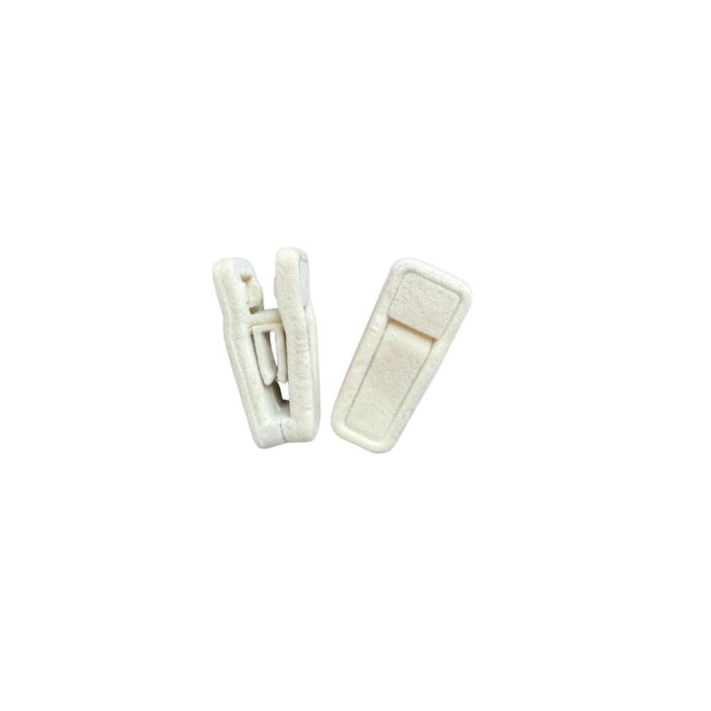 Kits com 10, 30 ou 50 presilhas de veludo para cabides BEGE