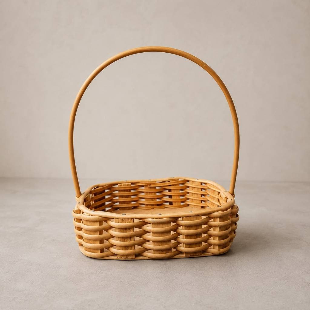 kit 10 cestas decorativo OVAL fibra sintética 20x16x5cm Dourada