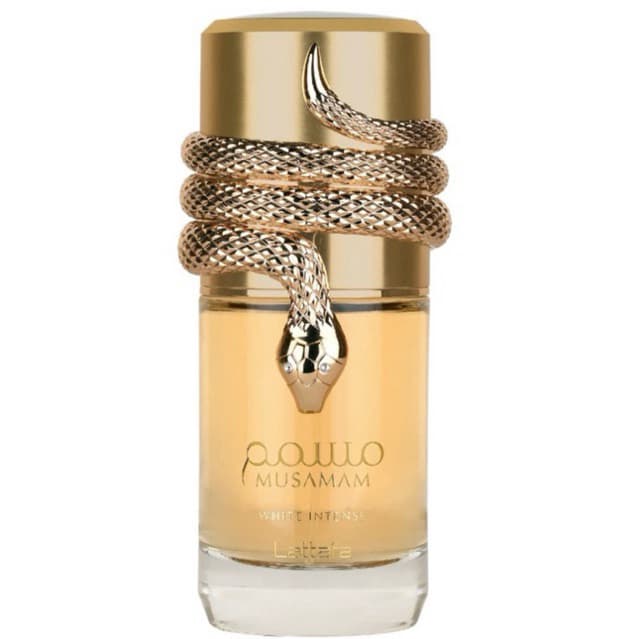 Perfume Árabe Lattafa Musaman White/Ouro Intense Eau de Parfum Unissex Longa Duração Importado