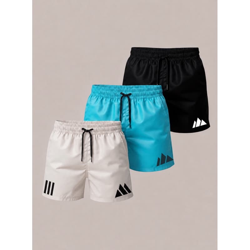 kit 3 shorts Tectel bermuda mauricinho esporte Praia academia treino corrida envio rápido