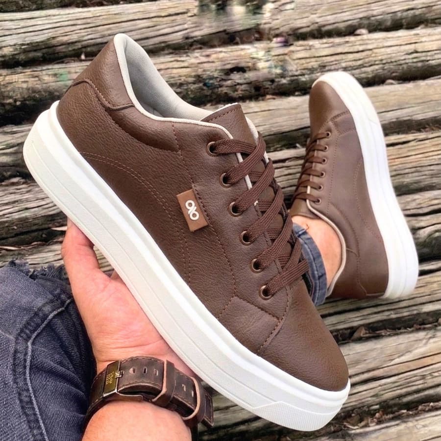 Tenis Classico Social Masculino Adulto Basico Confortavel Leve Macio Resistente Moda Homem