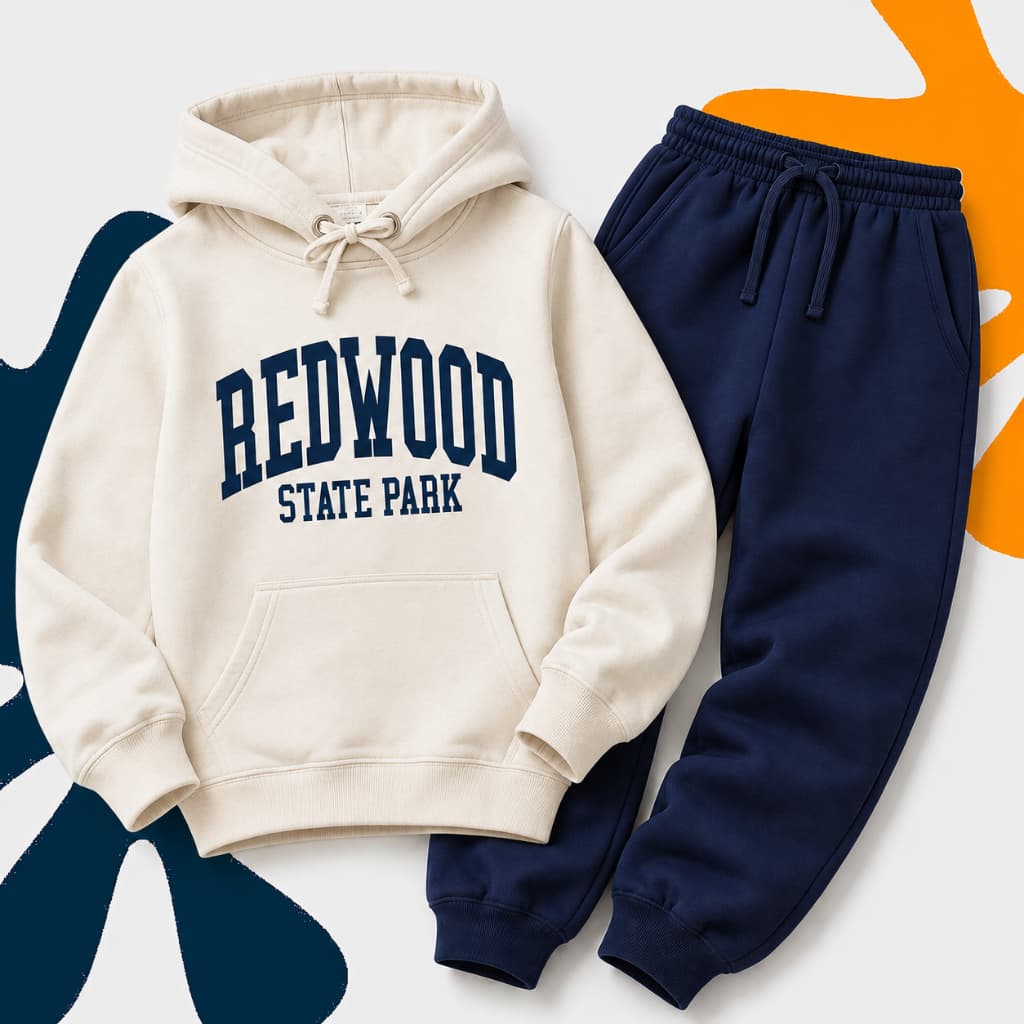 Conjunto Moletom Infantil Canguru Pimpolho Calça Azul Marinho Inverno 2027 Premium