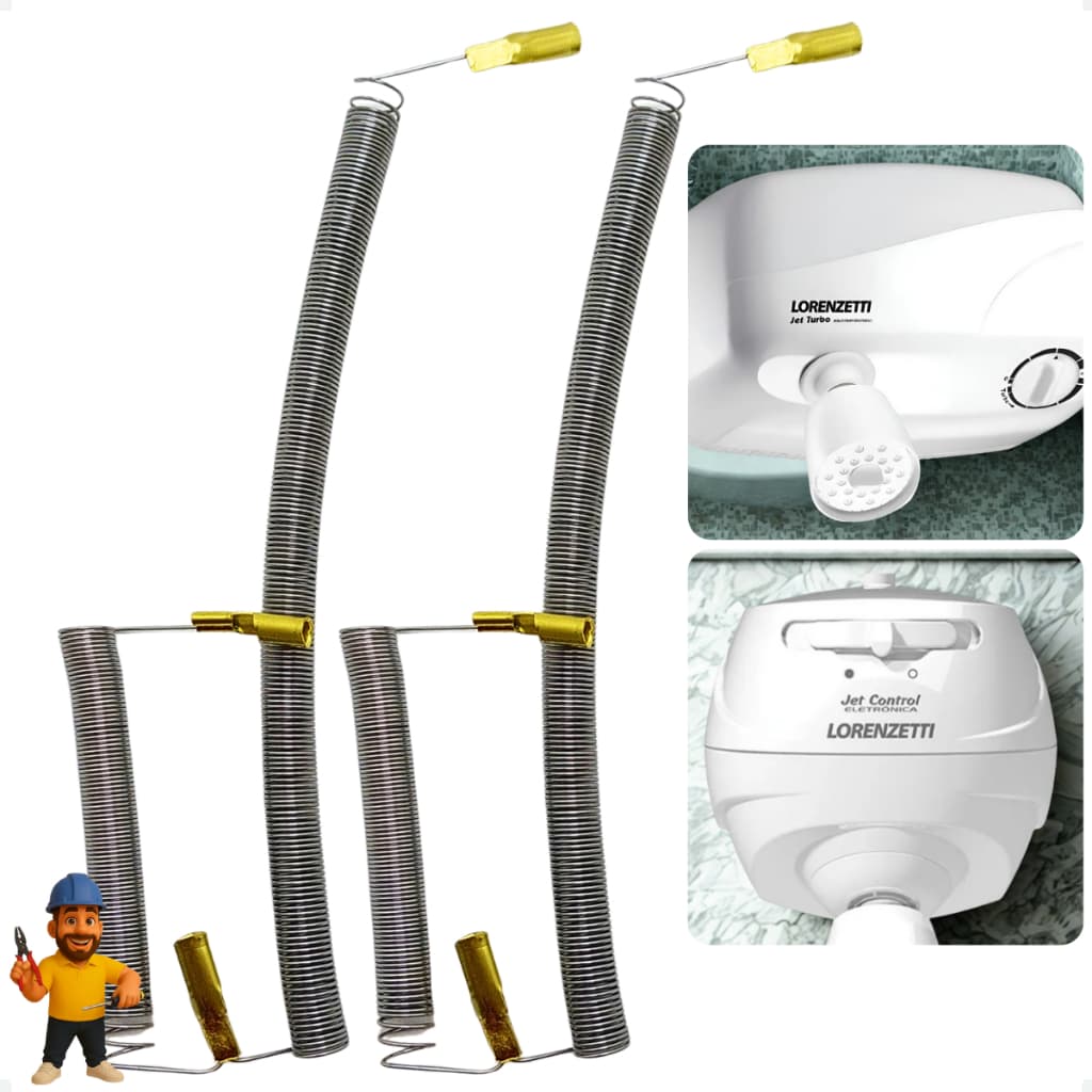 Kit 2 Resistência Jet Turbo Multitemperatura Jet Master Jet Control 4x4 Temperaturas 7800w 220v
