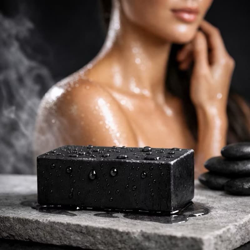 Sabonete Artesanal Carvão Ativado Premium Limpeza Profunda Pele Oleosa Sabonete Facial Natural Barra Artesanal