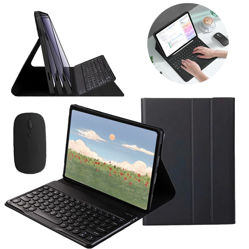 Capa Para iPad 11ª (A16) / 10ª (10,9") Com Redondos Magnético Abnt2 Teclado E Mouse Com Porta Caneta+Ç