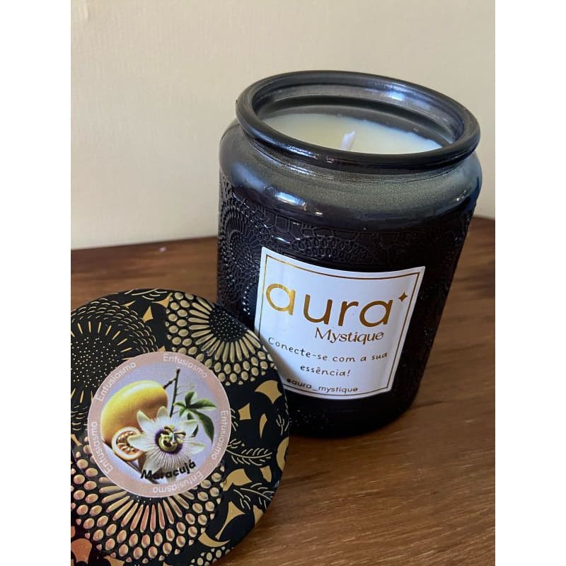 🌈Velas aromaticas 180 gramas | Aromoterapia| cera de coco| Essencia Premium| Aura Mystique