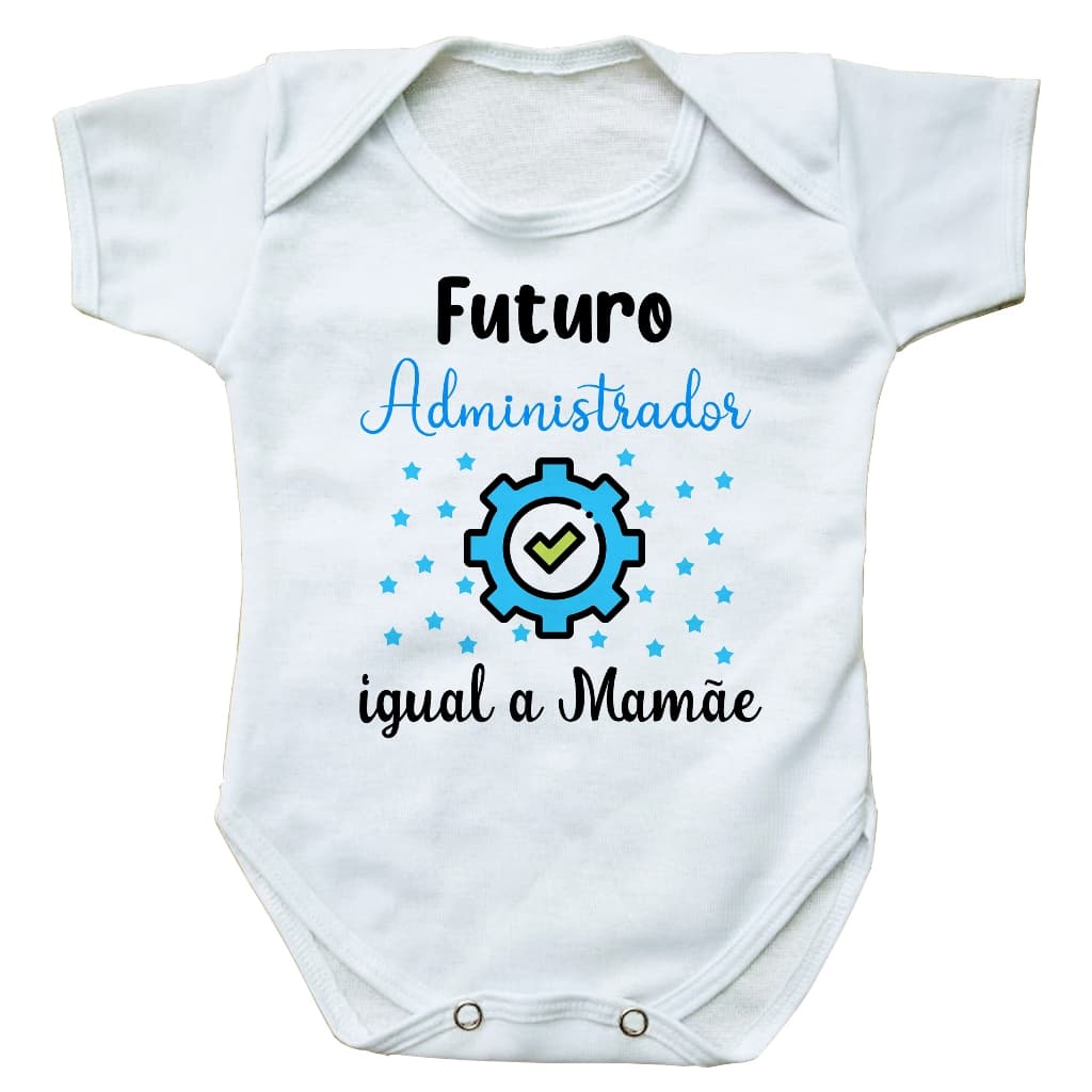 body bebe roupinha infantil futuro administração igual a mamãe presente profissão bore bori