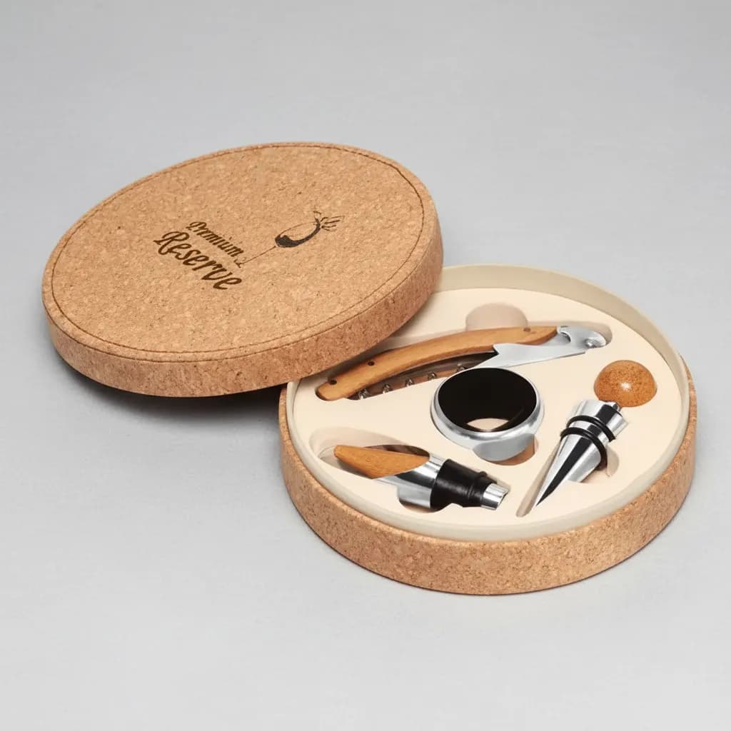 Kit 10 Conjuntos para Vinho Com Logo Personalizados