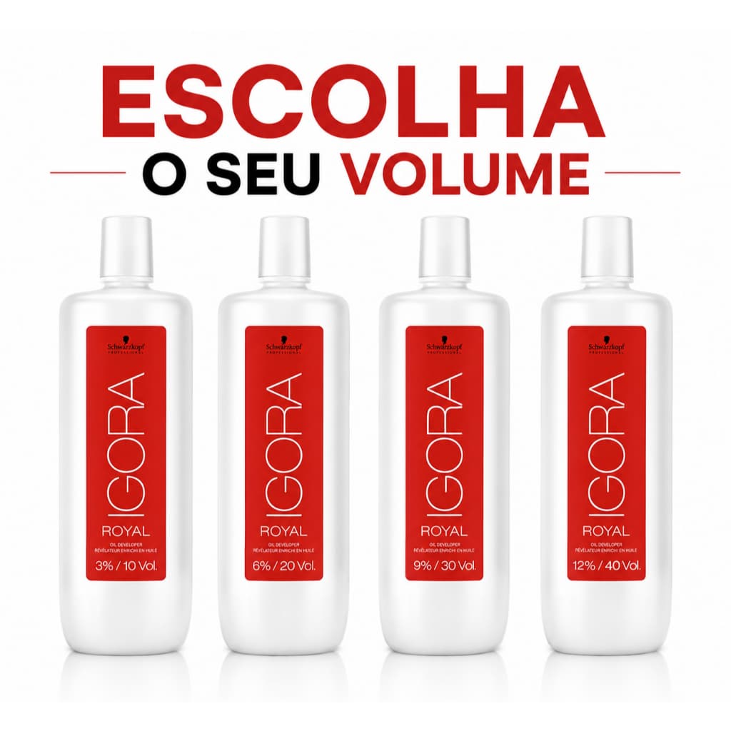 Água Oxigenada Igora Royal Ox 1000ml Schwarzkopf Professional
