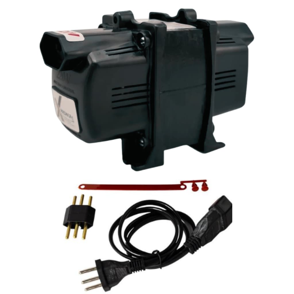 Auto Transformador 300Va Bivolt Premium Tripolar Trafo Fiolux