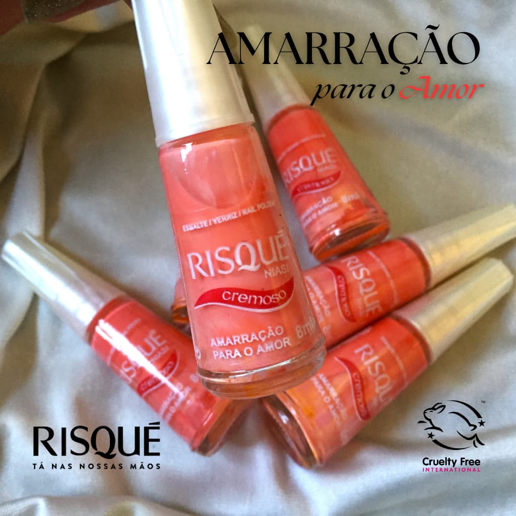 Risqué Niassi Esmalte Cremoso Amarração para o Amor 8ml