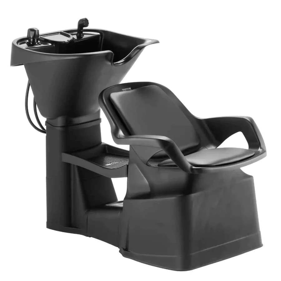 Lavatório Champ Smart Preto 2040 Dompel Profissional Salão de Beleza e Barbearia