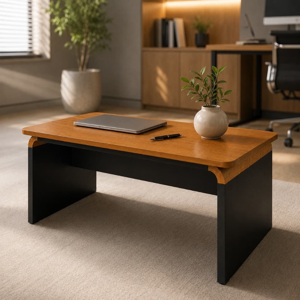 * OFERTA * Mesa de Centro Retangular Com Tampo Multiuso Mesa Decoração Moderna Sala Escritório