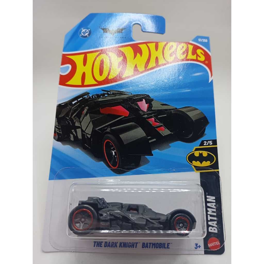 Carrinho Mini Hot Wheels The Dark Knight Batmobile Jjl13 Multicolor