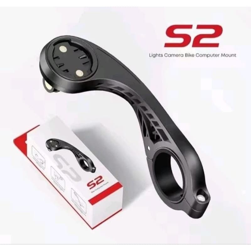 Suporte Avançado S2 para Ciclocomputador Garmin com Encaixe para Farol e GoPro