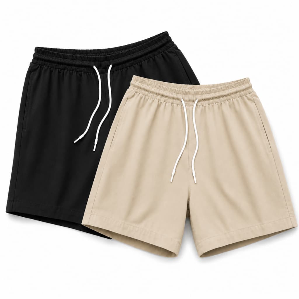 Kit 2 Bermudas Masculinas Linho Premium Colorido Dia a Dia