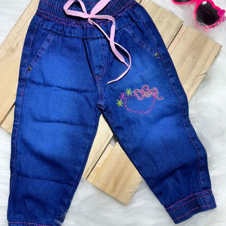 Calça Jeans Molinho Jogger Meninas P M G