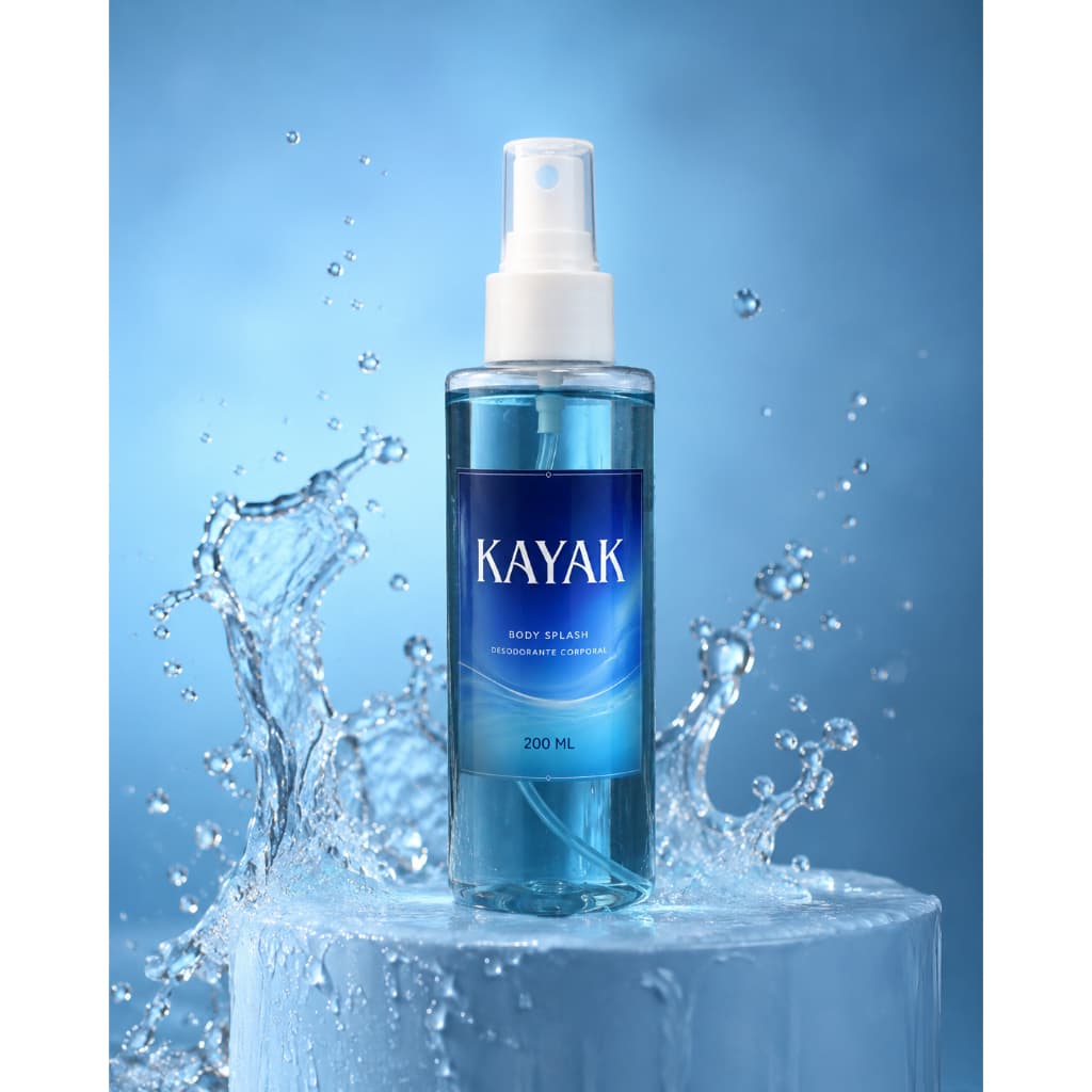 Kit Ate 03 Body Splash Kyak Masculino 200ml Importado - Perfume Corporal
