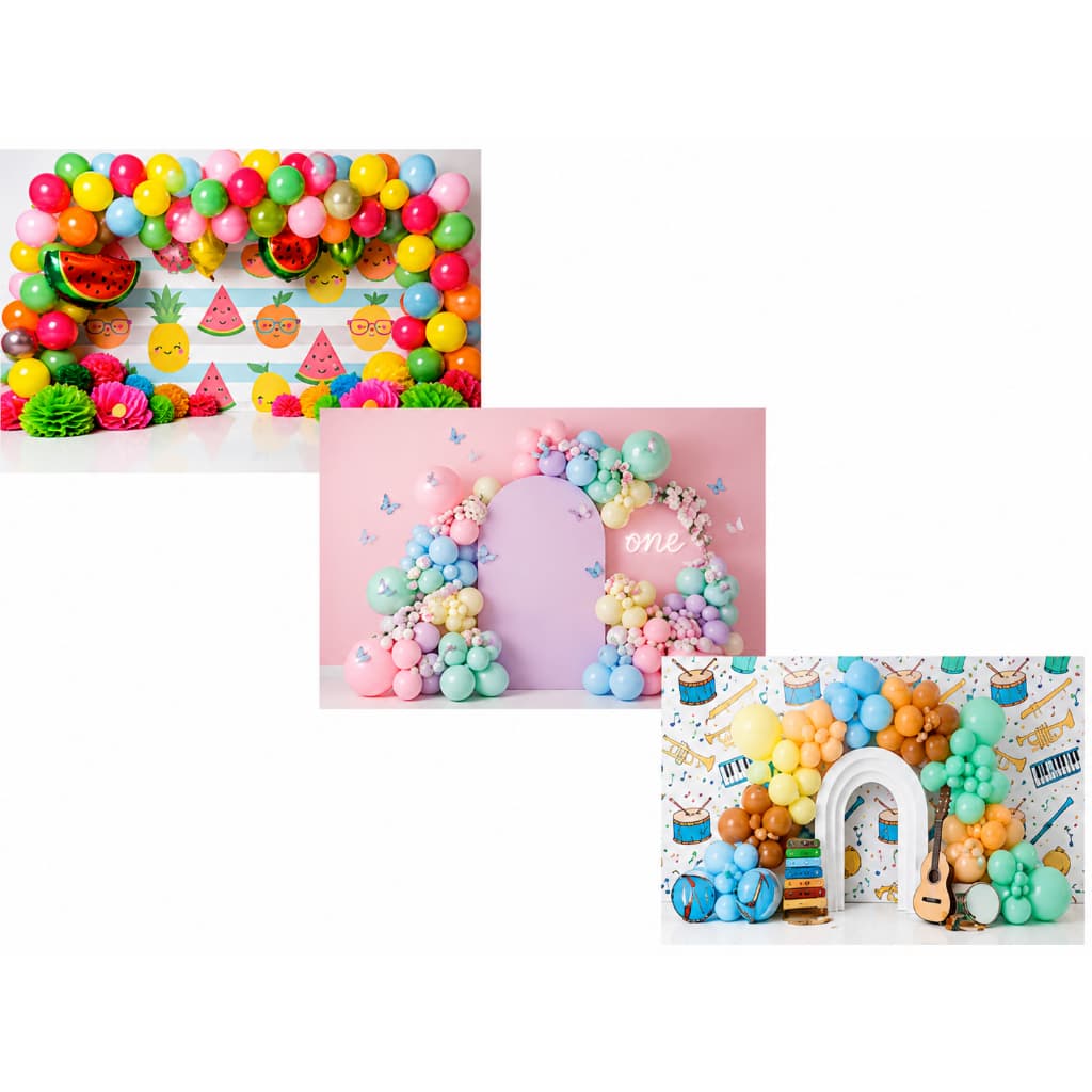 Fundo Fotográfico Infantil Smash Cake Alta Qualidade 1,80X2,60 Malha