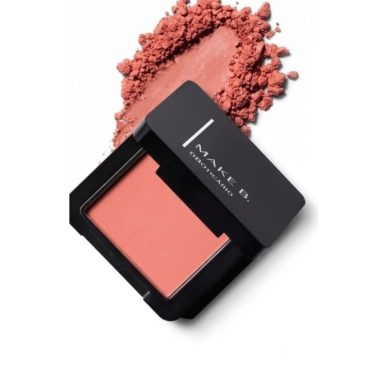 Make B. Miniatura Blush em pó Berry O Boticário 1,5g