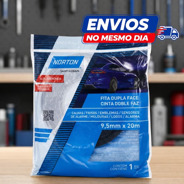 Fita Dupla Face 9,5mm X 20mt Norton