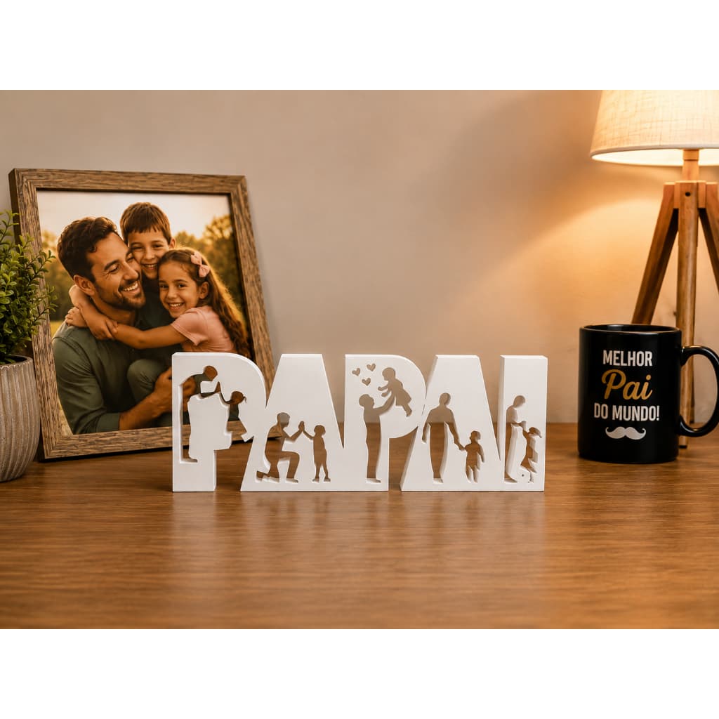 Letreiro Decorativo dia dos Pais | Decoração de Mesa