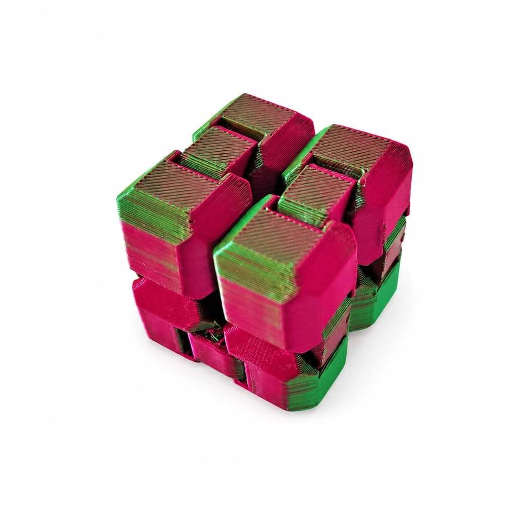 Kit Sensorial Bola de Engrenagens + Cubo Infinito | Brinquedos Antiestresse Fidget | Impressão 3D