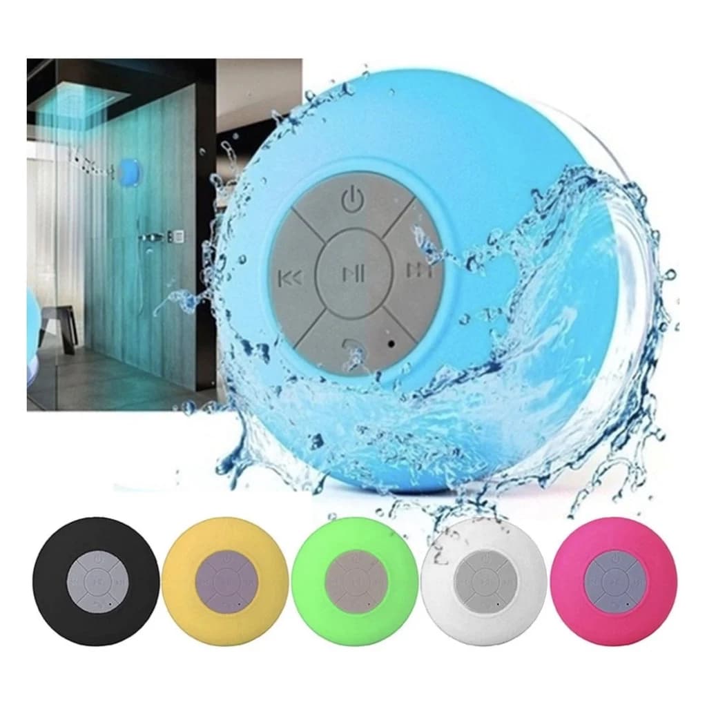 Caixa de Som Banheiro Resiste Agua Prova D Agua para banho Bluetooth Android E Ios