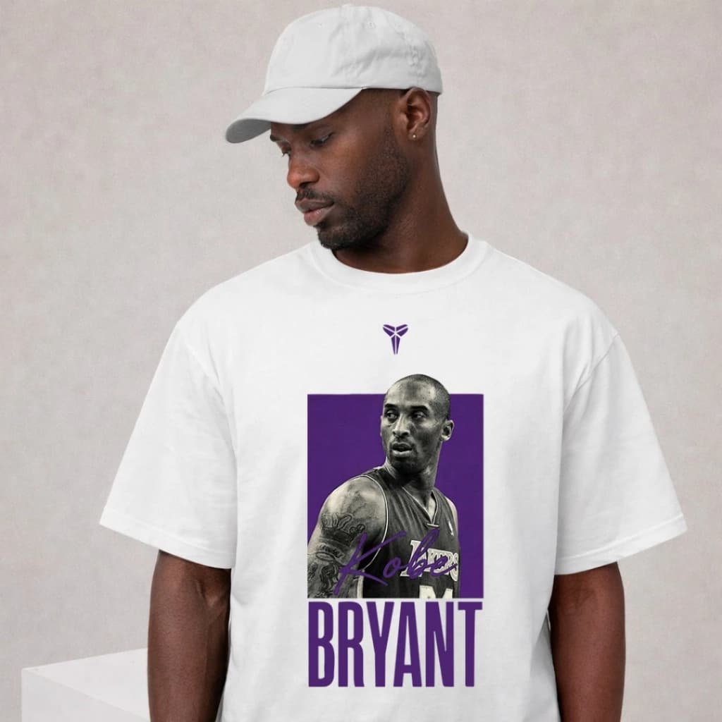 Camiseta Oversized Basketball Bryant Kobe KB Esportes Basquete Camisa 100% Algodão Unissex
