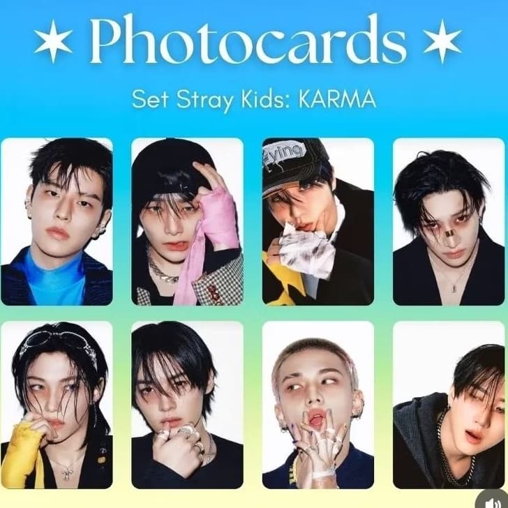 BTS Photocard  Fanmade K-pop SKZ Cards Colecionáveis Hyunjin Felix Bang Chan Lee Know Han Changbin Seungmin I.N