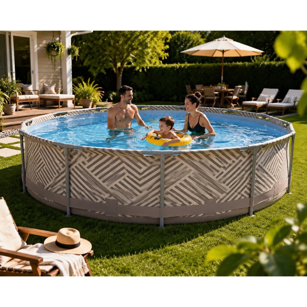 PISCINA 7200 LITROS ESTRUTURAL MOR