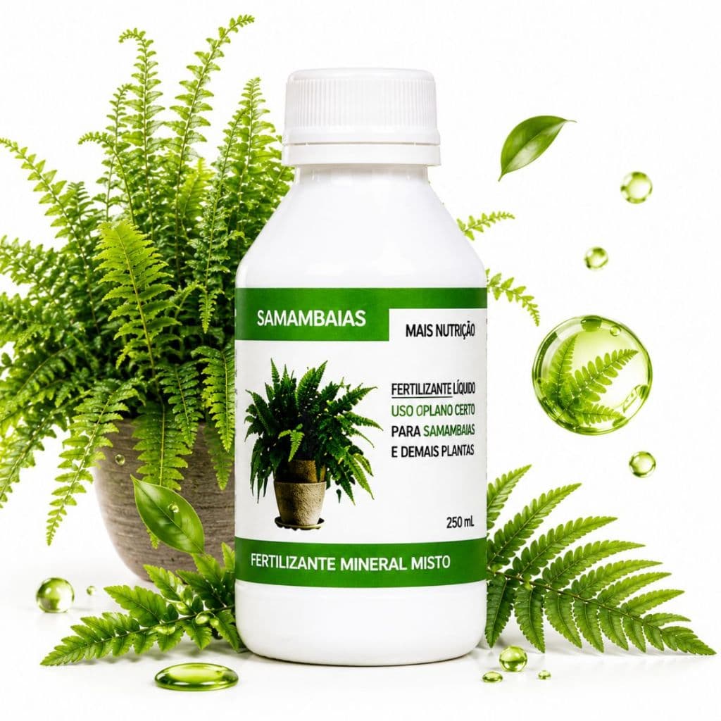 Fertilizante Samambaia - Cedros - 100ml Npk Fertilizante Adubo Jardim Vasos Ornamentais