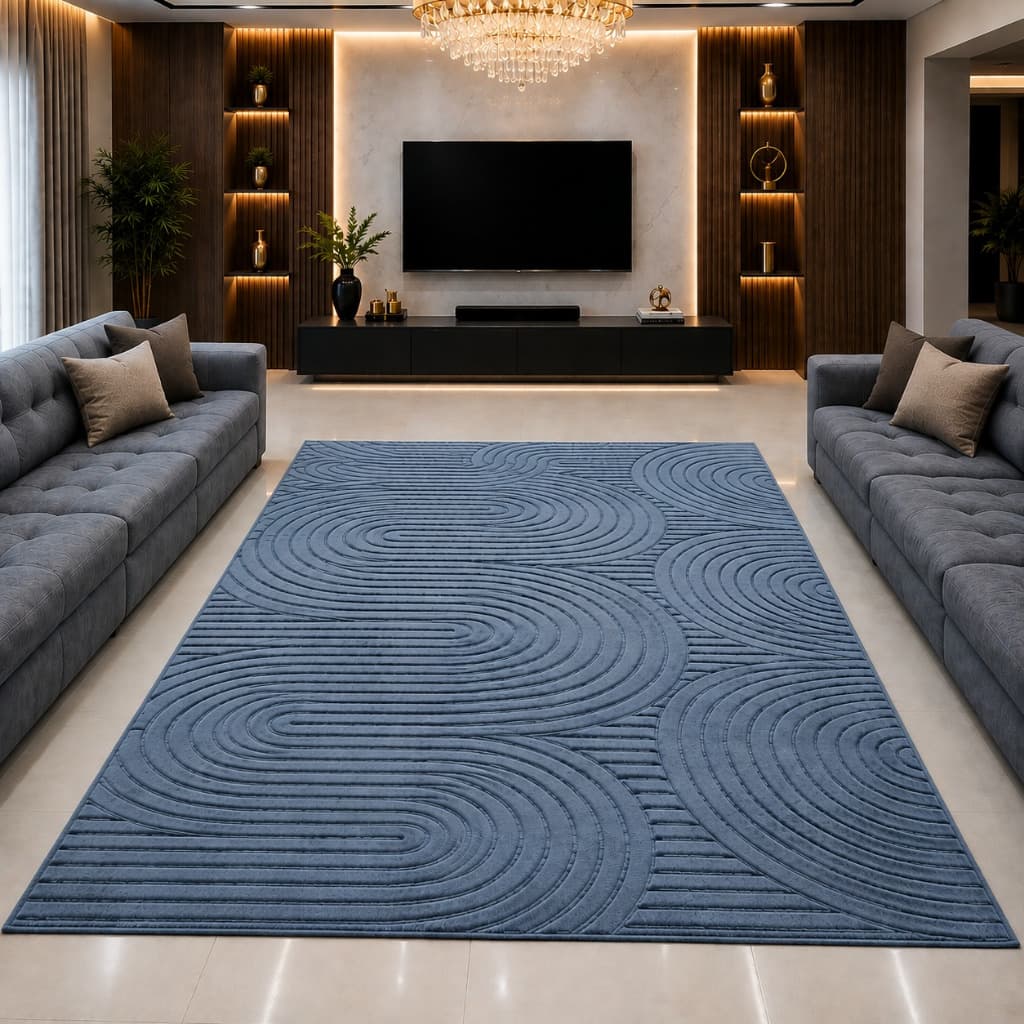 Tapete 3x2 Grande Para Sala Luxuoso Macio Moderno
