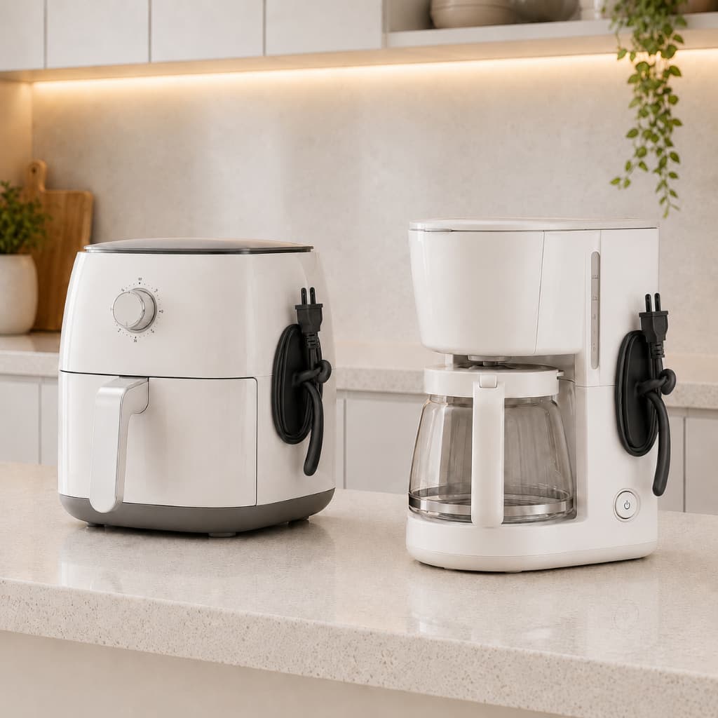 Kit 2 Organizador De Fios Cabos Silicone Adesivo Clipe Suporte Cozinha Escritório