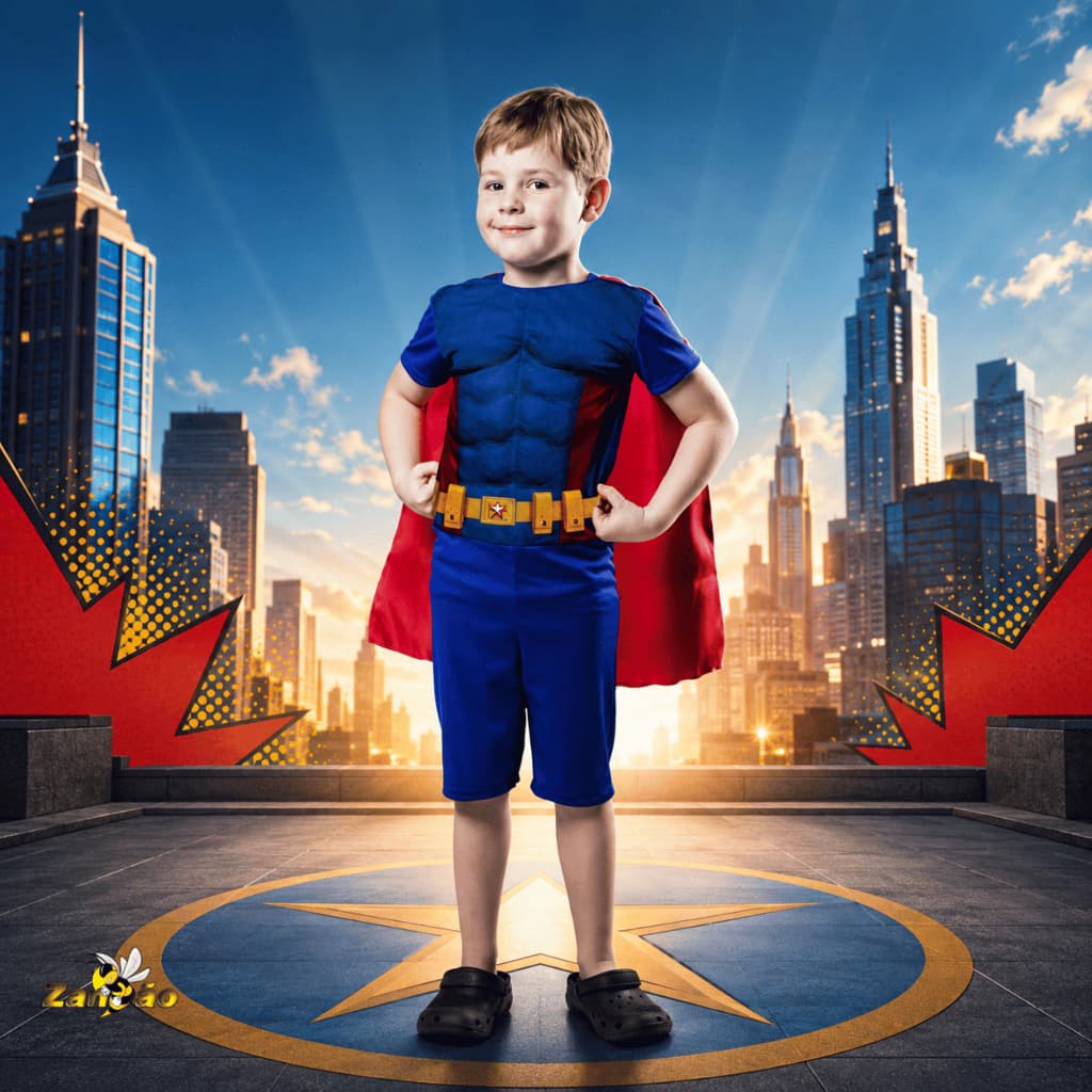 Fantasia Infantil Capitão Super Herói Menino Fantasias Super