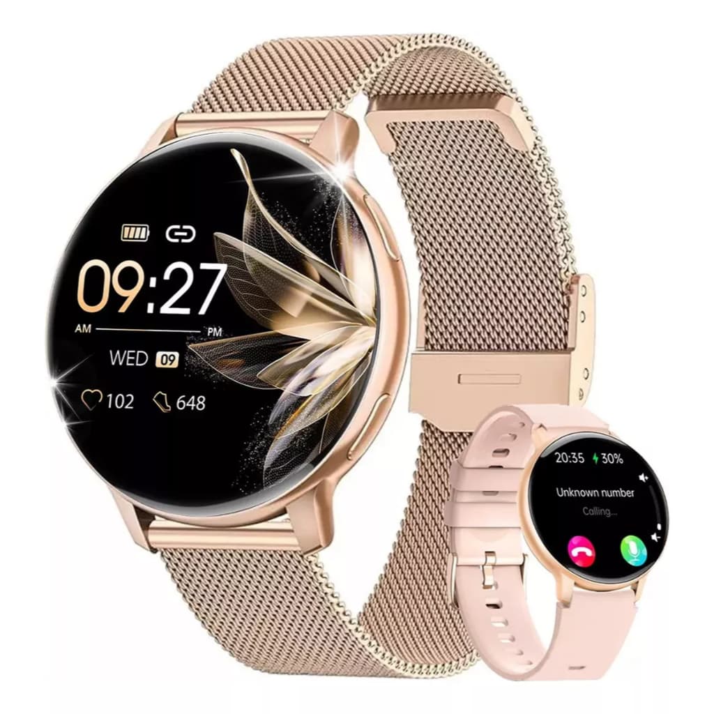 Smartwatch feminino relógio Esportivo Feminino à Prova d'Água com Bluetooth e Chamadas
