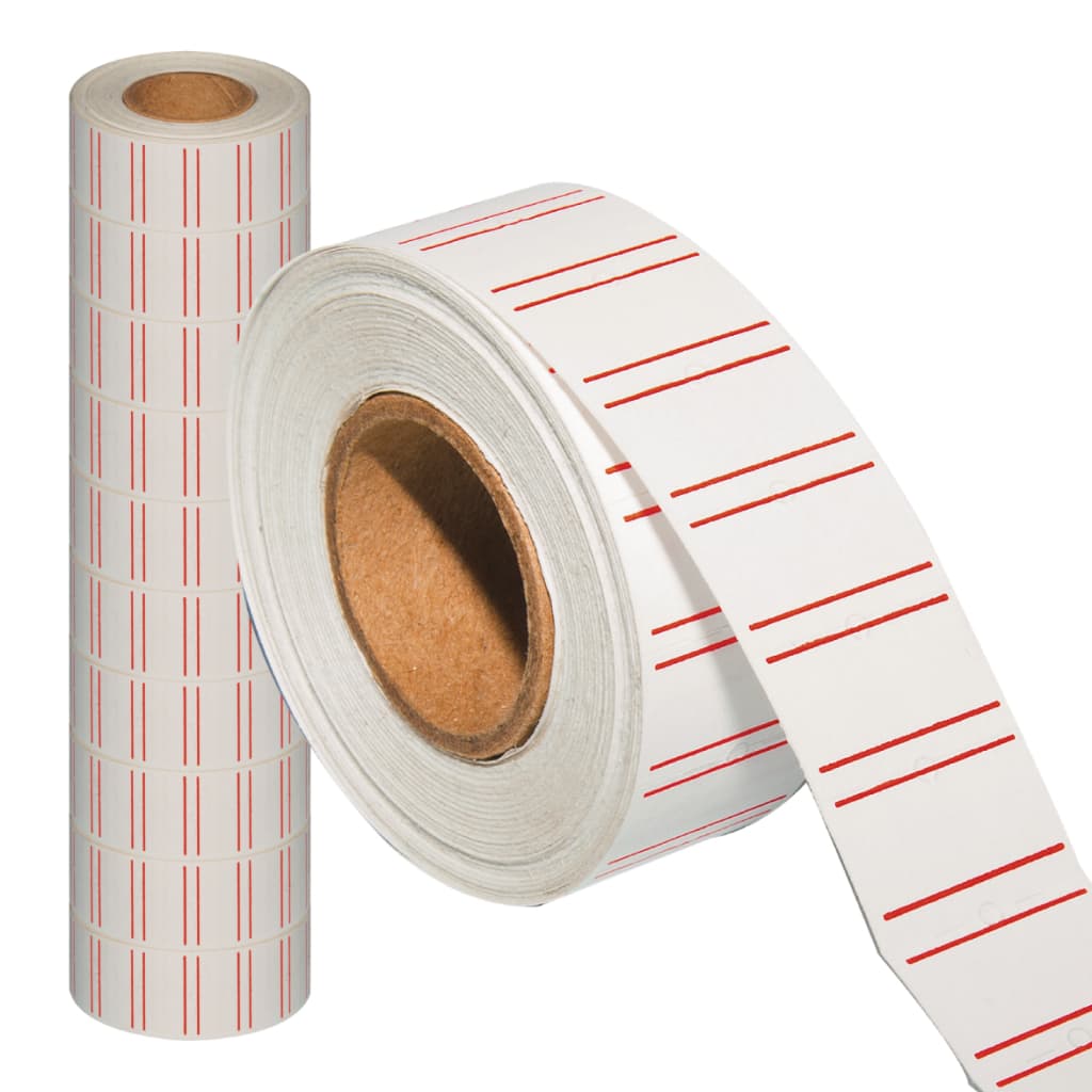 Etiqueta refil Etiquetadora Fixxar MX-5500 (21x12mm) com tarja - 10 rolos com 1000