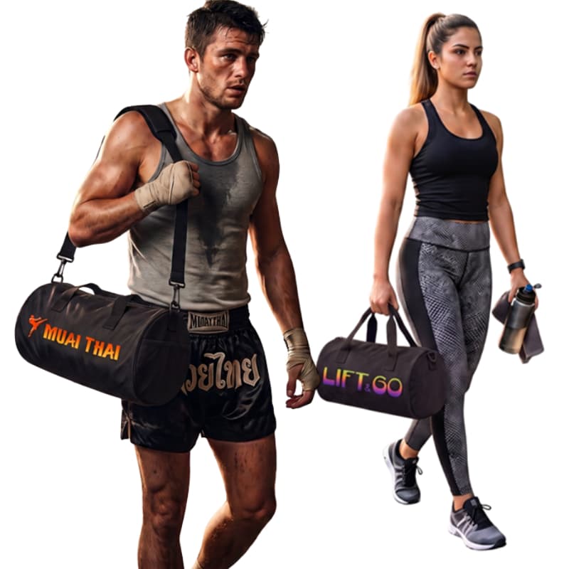 Bolsa Mochila Fitness Bag  Muay Thai boxe Jiu-Jitsu academia impermeavél