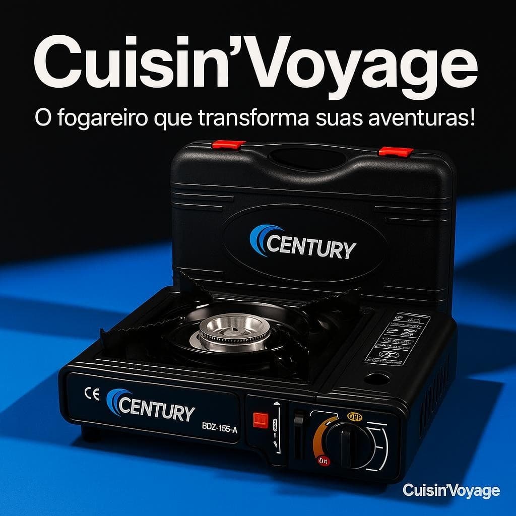 Cuisin'Voyage — O fogareiro que transforma suas aventuras!