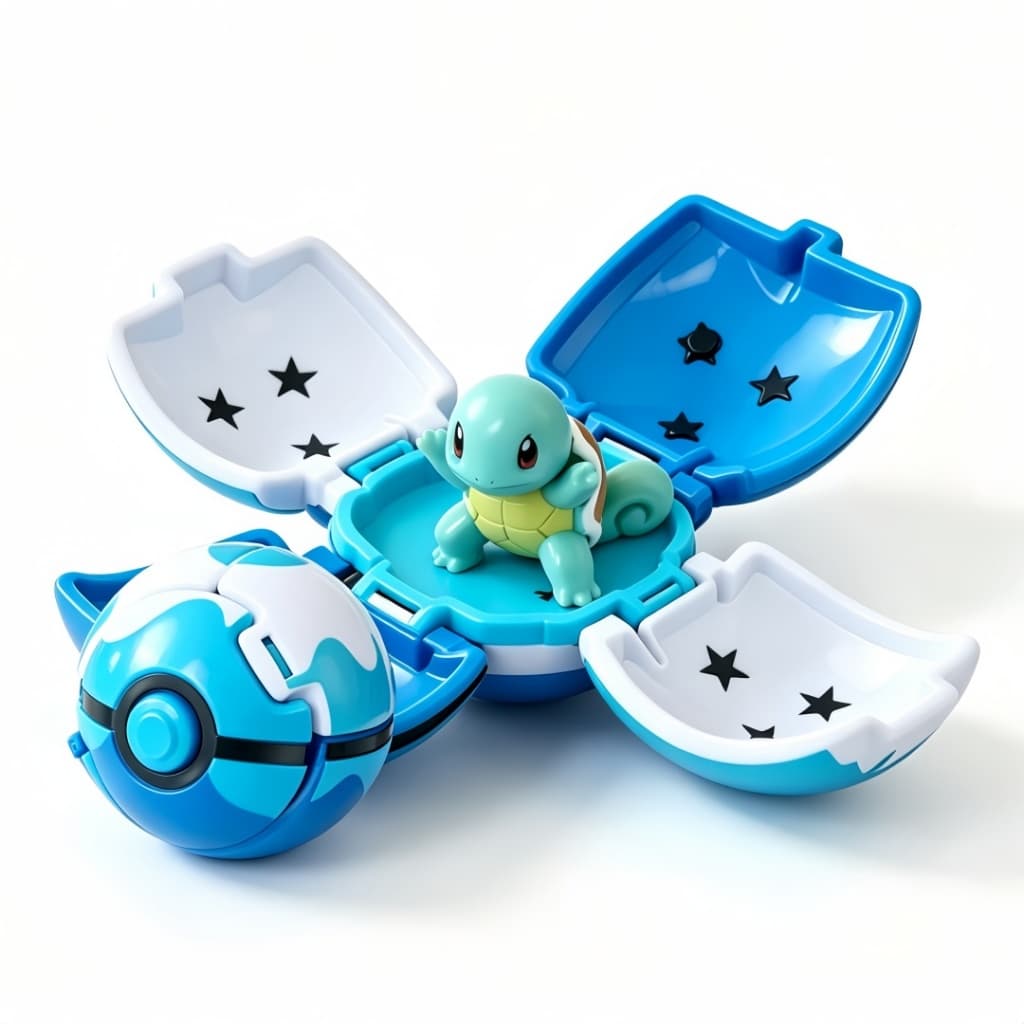 Pokebola Pokemon com Boneco Charmander Bulbasaur Mewtwo Squirtle Mew Brinquedo Colecionável