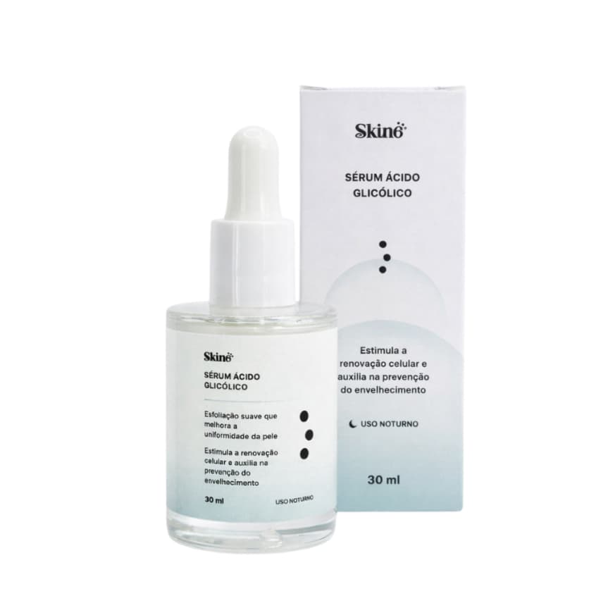 Sérum Ácido Glicólico e Hialurônico Skin6