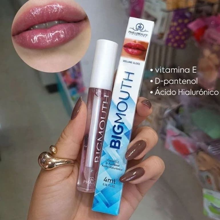 GLOSS PARA VOLUME LABIAL BIG MOUTH INCOLOR PHÁLLEBEAUTY PH008